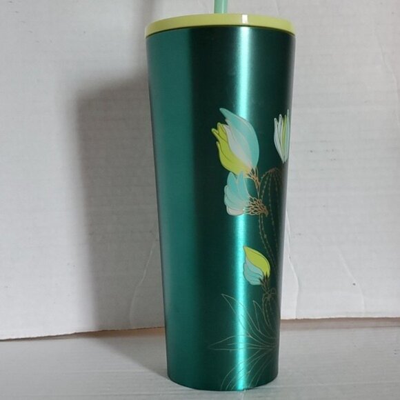Starbucks Spring 2022 Cactus Stainless Steel Travel Tumbler Cup Grande 16 Fl Oz - Picture 3 of 14